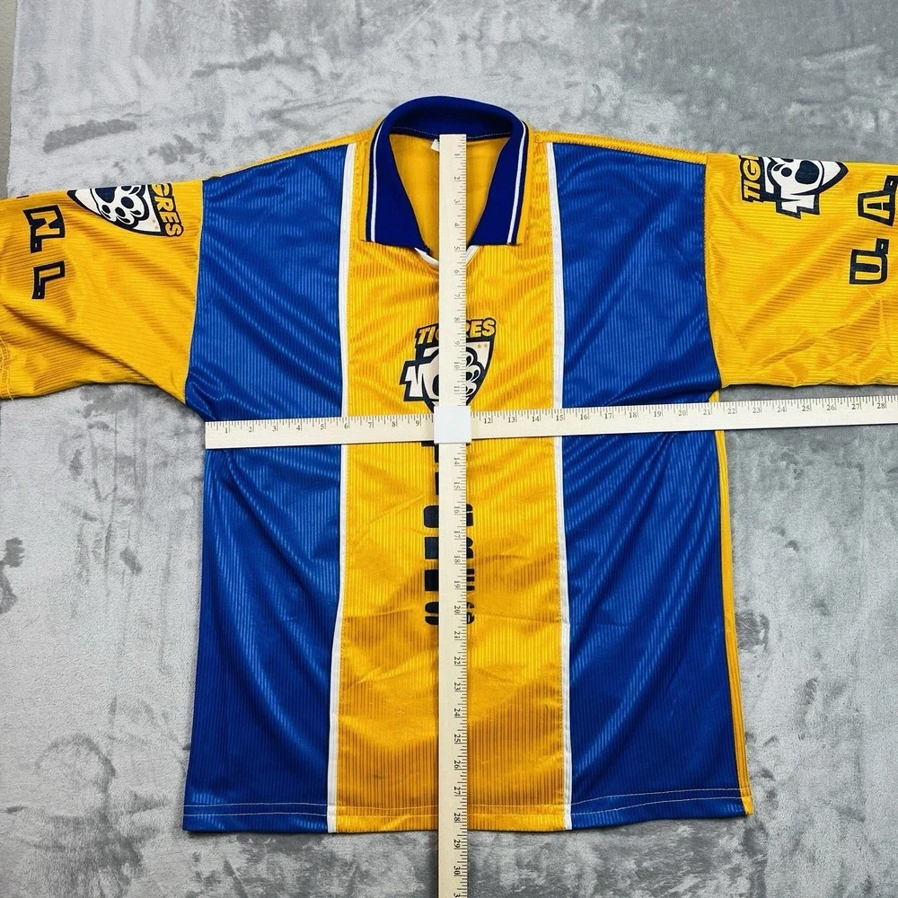 Tigres UANL Home Jersey Yellow Blue Carta Blanca Surefire Sportswear Unitalla